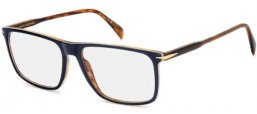 Monturas - David Beckham Eyewear - DB 1164 - S9W BLUE BROWN // CLEAR MIRROR