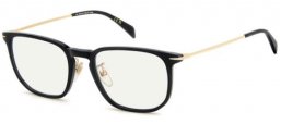 Monturas - David Beckham Eyewear - DB 1169/G - 2M2 (2Y) BLACK GOLD // LIGHT BLUE MIRROR