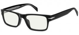 Monturas - David Beckham Eyewear - DB 1170/F - 807 BLACK // CLEAR MIRROR