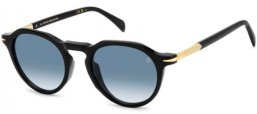 Gafas de Sol - David Beckham Eyewear - DB 1171/S - 2M2 (08) BLACK GOLD // DARK BLUE GRADIENT