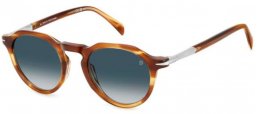 Gafas de Sol - David Beckham Eyewear - DB 1171/S - EX4 (08) STRIPED BROWN // DARK BLUE GRADIENT