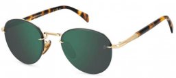 Gafas de Sol - David Beckham Eyewear - DB 1173/S - 06J (MT) GOLD // GREEN MIRROR