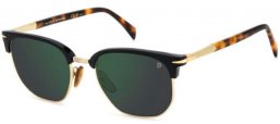 Gafas de Sol - David Beckham Eyewear - DB 1176/G/S - XWY (MT) BLACK // GREEN MIRROR