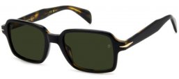 Gafas de Sol - David Beckham Eyewear - DB 1179/S - WR7 (O7) BLACK // GREEN LIGHT GREEN ANTIREFLECTION