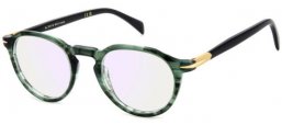 Frames - David Beckham Eyewear - DB 1180 - 6AK (2Y) GREEN HORN // LIGHT BLUE MIRROR