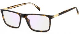 Monturas - David Beckham Eyewear - DB 1181 - 2IK (2Y) HAVANA GOLD // LIGHT BLUE MIRROR