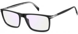 Monturas - David Beckham Eyewear - DB 1181 - ANS (2Y) BLACK  // LIGHT BLUE MIRROR