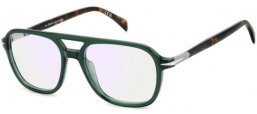 Frames - David Beckham Eyewear - DB 1182 - XGW (2Y) GREEN // LIGHT BLUE MIRROR