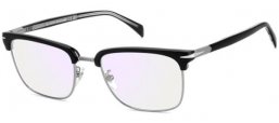 Monturas - David Beckham Eyewear - DB 1183 - 284 (2Y) BLACK RUTHENIUM // LIGHT BLUE MIRROR