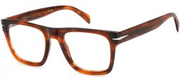 Monturas - David Beckham Eyewear - DB 7020/FLAT - EX4 BROWN HORN