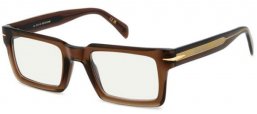 Monturas - David Beckham Eyewear - DB 7126 - 09Q BROWN // CLEAR MIRROR