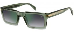 Gafas de Sol - David Beckham Eyewear - DB 7126/S - 1ED (NU) GREEN // GREY GRADIENT GREEN MIRROR