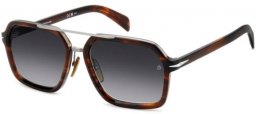 Gafas de Sol - David Beckham Eyewear - DB 7128/S - 6C5 (9O) BROWN HORN // DARK GREY GRADIENT