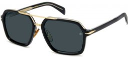 Gafas de Sol - David Beckham Eyewear - DB 7128/S - 807 (KU) BLACK // DARK BLUE