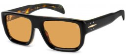 Gafas de Sol - David Beckham Eyewear - DB 7132/S - WR7 (VS) BLACK // ORANGE HIGHT CONTRAST