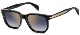 Gafas de Sol - David Beckham Eyewear - DB 7133/S - 807 (1V) BLACK // BLUE GRADIENT GOLD MIRROR