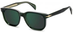 Gafas de Sol - David Beckham Eyewear - DB 7133/S - B59 (MT) GREEN // GREEN MIRROR