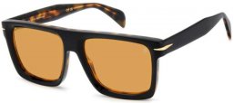 Gafas de Sol - David Beckham Eyewear - DB 7134/S - WR7 (VS) BLACK // ORANGE HIGHT CONTRAST