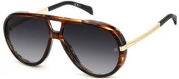 Gafas de Sol - David Beckham Eyewear - DB 99/VOYAGER - HQZ (9O) BROWN HORN // DARK GREY GRADIENT