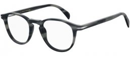 Monturas - David Beckham Eyewear - DB 1018 - 38I  BLUE HORN