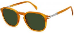 Lunettes de soleil - David Beckham Eyewear - DB 1115/S - DUA (QT) STRIPED YELLOW // GREEN