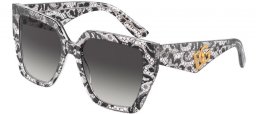 Gafas de Sol - Dolce & Gabbana - DG4438 - 32878G  BLACK LACE // GREY GRADIENT