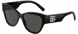 Gafas de Sol - Dolce & Gabbana - DG4449 - 501/87  BLACK // DARK GREY