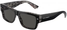 Sunglasses - Dolce & Gabbana - DG4451 - 340387  HAVANA BLACK ON GREY // DARK GREY