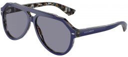 Sunglasses - Dolce & Gabbana - DG4452 - 3423/1 HAVANA BLUE ON BLUE // GREY
