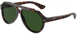 Sunglasses - Dolce & Gabbana - DG4452 - 502/71 HAVANA // DARK GREEN