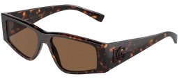 Gafas de Sol - Dolce & Gabbana - DG4453 - 502/73 HAVANA // DARK BROWN