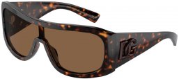 Lunettes de soleil - Dolce & Gabbana - DG4454 - 502/73 HAVANA // DARK BROWN