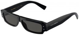 Sunglasses - Dolce & Gabbana - DG4458 - 501/87 BLACK // DARK GREY