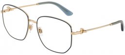 Monturas - Dolce & Gabbana - DG1356 - 488  BLUE PALE GOLD