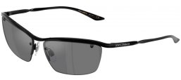 Gafas de Sol - Dolce & Gabbana - DG2307 - 01/6G BLACK // GREY MIRROR BLACK