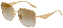 Gafas de Sol - Dolce & Gabbana - DG2310 - 12246E  MATTE GOLD // LIGHT BROWN GRADIENT MIRROR GOLD