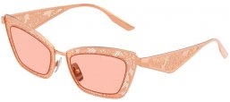 Gafas de Sol - Dolce & Gabbana - DG2311 - 129884  ROSE GOLD // DARK PINK