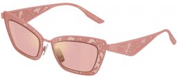 Gafas de Sol - Dolce & Gabbana - DG2311 - 13651T  MATTE POWDERY ROSE // PINK MIRROR GOLD