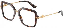 Monturas - Dolce & Gabbana - DG3396 - 502  HAVANA