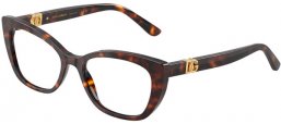 Monturas - Dolce & Gabbana - DG3398 - 502  HAVANA