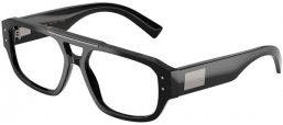 Monturas - Dolce & Gabbana - DG3406 - 2820  BRUSHED BLACK