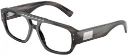 Monturas - Dolce & Gabbana - DG3406 - 3440  STRIPED GREY