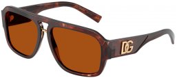 Gafas de Sol - Dolce & Gabbana - DG4403 - 322273  DARK REDDISH BROWN // DARK BROWN