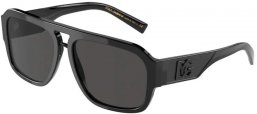 Lunettes de soleil - Dolce & Gabbana - DG4403 - 501/87 BLACK // DARK GREY