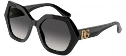 Gafas de Sol - Dolce & Gabbana - DG4406 - 501/8G BLACK // GREY GRADIENT