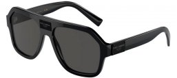 Gafas de Sol - Dolce & Gabbana - DG4433 - 501/87 BLACK // DARK GREY