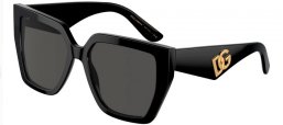 Lunettes de soleil - Dolce & Gabbana - DG4438 - 501/87 BLACK // DARK GREY