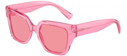 Lunettes de soleil - Dolce & Gabbana - DG4471 - 314830  TRANSPARENT PINK // PINK SILVER MIRROR