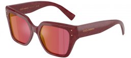 Lunettes de soleil - Dolce & Gabbana - DG4471 - 3442D0  BORDEAUX CORD // DARK VIOLET MIRROR RED