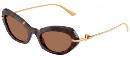 Gafas de Sol - Dolce & Gabbana - DG4473 - 502/73 HAVANA // DARK BROWN